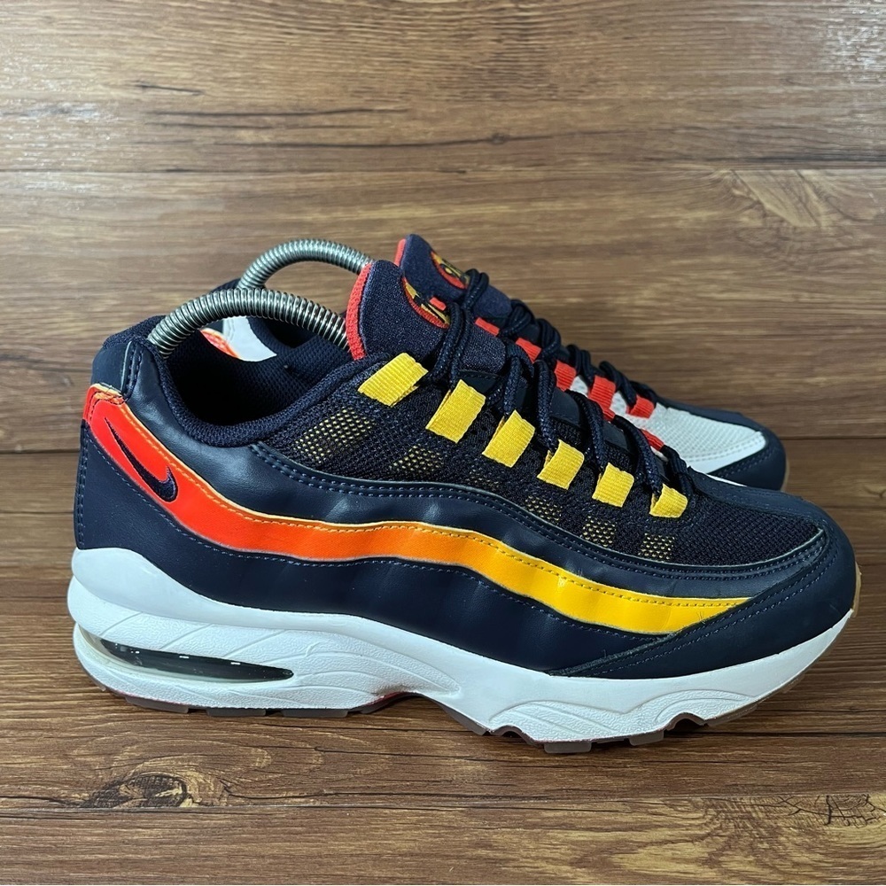 Kids' Nike Air Max Sneakers - Navy, Red, and Yellow